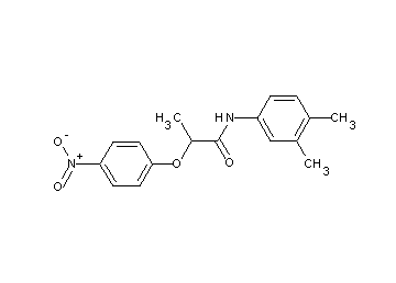 N-(3,4-dimethylphenyl)-2-(4-nitrophenoxy)propanamide