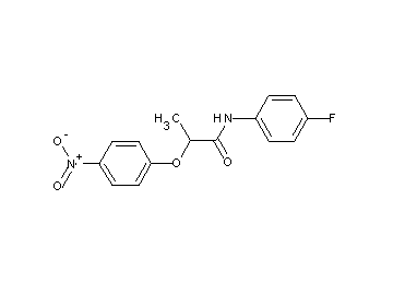 N-(4-fluorophenyl)-2-(4-nitrophenoxy)propanamide