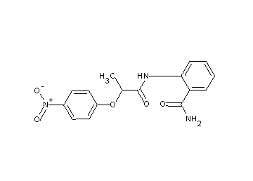 2-{[2-(4-nitrophenoxy)propanoyl]amino}benzamide