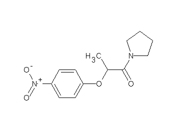 1-[2-(4-nitrophenoxy)propanoyl]pyrrolidine