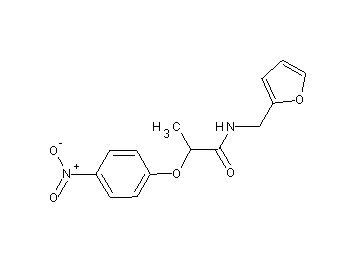 N-(2-furylmethyl)-2-(4-nitrophenoxy)propanamide