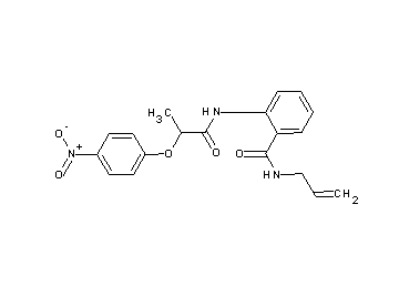 N-allyl-2-{[2-(4-nitrophenoxy)propanoyl]amino}benzamide