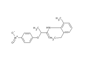 N-(2-ethyl-6-methylphenyl)-2-(4-nitrophenoxy)propanamide