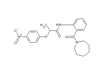 N-[2-(1-azepanylcarbonyl)phenyl]-2-(4-nitrophenoxy)propanamide