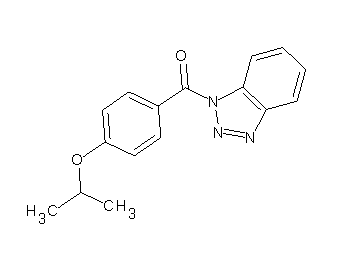 1-(4-isopropoxybenzoyl)-1H-1,2,3-benzotriazole 1-(4-isopropoxybenzoyl)-1H-1,2,3-benzotriazole