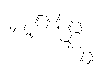 N-(2-furylmethyl)-2-[(4-isopropoxybenzoyl)amino]benzamide