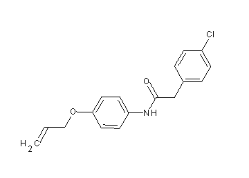 N-[4-(allyloxy)phenyl]-2-(4-chlorophenyl)acetamide