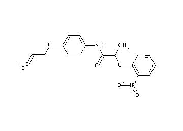 N-[4-(allyloxy)phenyl]-2-(2-nitrophenoxy)propanamide
