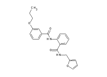 N-(2-furylmethyl)-2-[(3-propoxybenzoyl)amino]benzamide