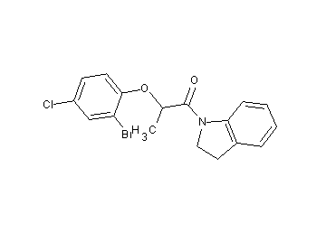 1-[2-(2-bromo-4-chlorophenoxy)propanoyl]indoline