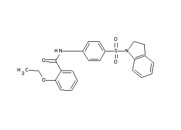 N-[4-(2,3-dihydro-1H-indol-1-ylsulfonyl)phenyl]-2-ethoxybenzamide