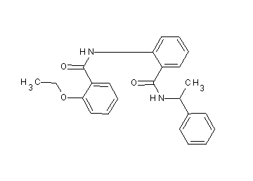 2-ethoxy-N-(2-{[(1-phenylethyl)amino]carbonyl}phenyl)benzamide