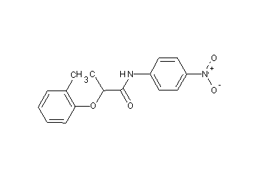 2-(2-chlorophenoxy)-N-(4-nitrophenyl)propanamide