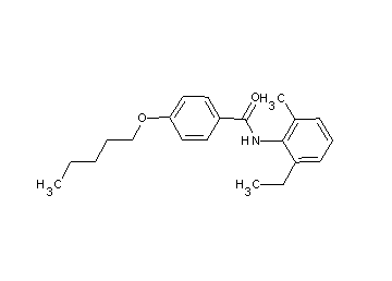 N-(2-ethyl-6-methylphenyl)-4-(pentyloxy)benzamide