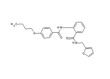 2-[(4-butoxybenzoyl)amino]-N-(2-furylmethyl)benzamide