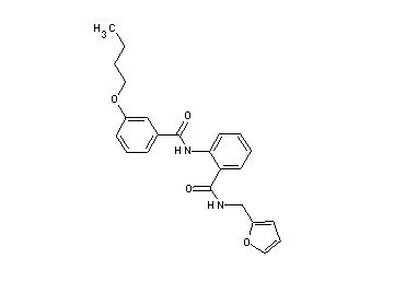 2-[(3-butoxybenzoyl)amino]-N-(2-furylmethyl)benzamide