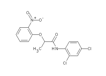N-(2,4-dichlorophenyl)-2-(2-nitrophenoxy)propanamide