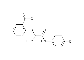 N-(4-bromophenyl)-2-(2-nitrophenoxy)propanamide