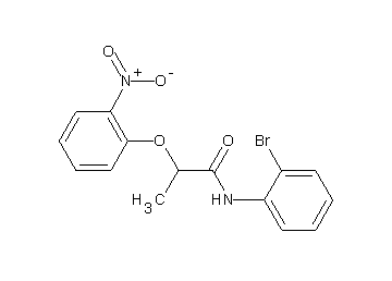 N-(2-bromophenyl)-2-(2-nitrophenoxy)propanamide