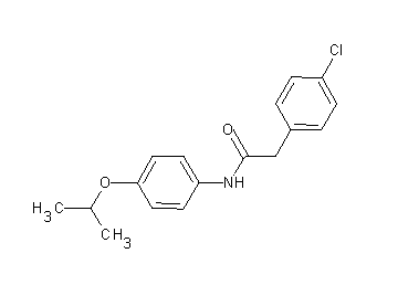 2-(4-chlorophenyl)-N-(4-isopropoxyphenyl)acetamide