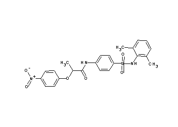 N-(4-{[(2,6-dimethylphenyl)amino]sulfonyl}phenyl)-2-(4-nitrophenoxy)propanamide