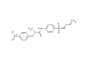 N-{4-[(allylamino)sulfonyl]phenyl}-2-(4-nitrophenoxy)propanamide