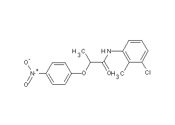 N-(3-chloro-2-methylphenyl)-2-(4-nitrophenoxy)propanamide