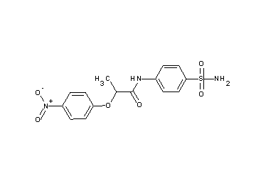 N-[4-(aminosulfonyl)phenyl]-2-(4-nitrophenoxy)propanamide