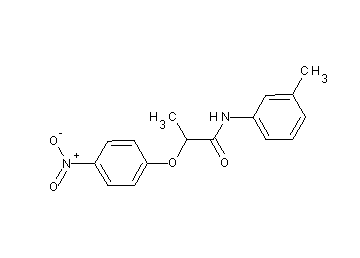N-(3-methylphenyl)-2-(4-nitrophenoxy)propanamide