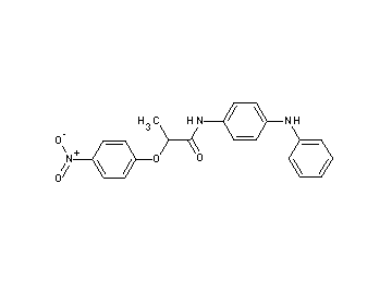 N-(4-anilinophenyl)-2-(4-nitrophenoxy)propanamide