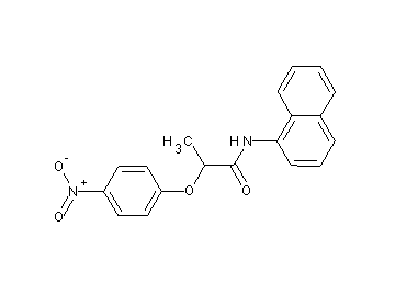 N-1-naphthyl-2-(4-nitrophenoxy)propanamide
