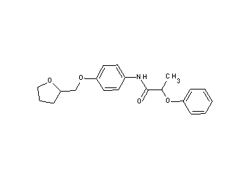 2-phenoxy-N-[4-(tetrahydro-2-furanylmethoxy)phenyl]propanamide