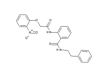 2-{[(2-nitrophenoxy)acetyl]amino}-N-(2-phenylethyl)benzamide