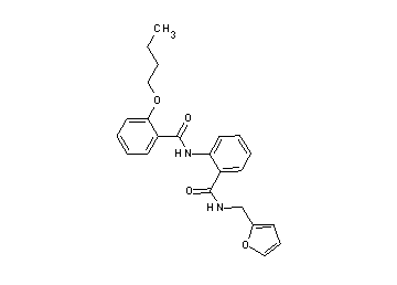 2-butoxy-N-(2-{[(2-furylmethyl)amino]carbonyl}phenyl)benzamide