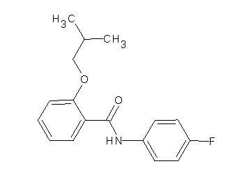 N-(4-fluorophenyl)-2-isobutoxybenzamide