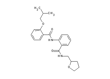 2-isobutoxy-N-(2-{[(tetrahydro-2-furanylmethyl)amino]carbonyl}phenyl)benzamide