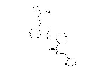 N-(2-{[(2-furylmethyl)amino]carbonyl}phenyl)-2-isobutoxybenzamide