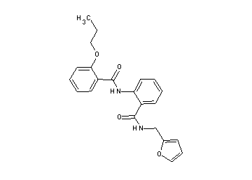 N-(2-{[(2-furylmethyl)amino]carbonyl}phenyl)-2-propoxybenzamide