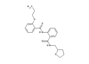 2-propoxy-N-(2-{[(tetrahydro-2-furanylmethyl)amino]carbonyl}phenyl)benzamide