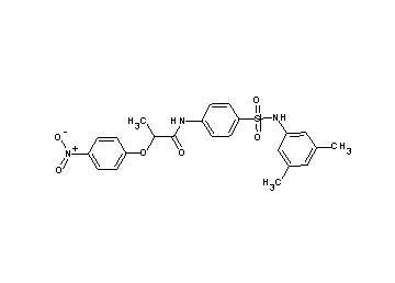 N-(4-{[(3,5-dimethylphenyl)amino]sulfonyl}phenyl)-2-(4-nitrophenoxy)propanamide