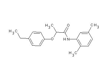 N-(2,5-dimethylphenyl)-2-(4-ethylphenoxy)propanamide
