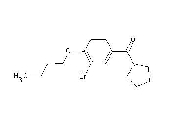 1-(3-bromo-4-butoxybenzoyl)pyrrolidine