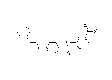 N-(2-fluoro-5-nitrophenyl)-4-(2-phenylethoxy)benzamide - Click Image to Close