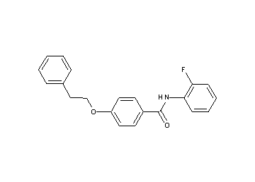 N-(2-fluorophenyl)-4-(2-phenylethoxy)benzamide