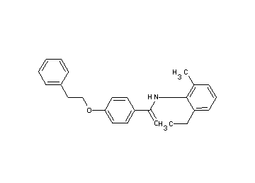 N-(2-ethyl-6-methylphenyl)-4-(2-phenylethoxy)benzamide