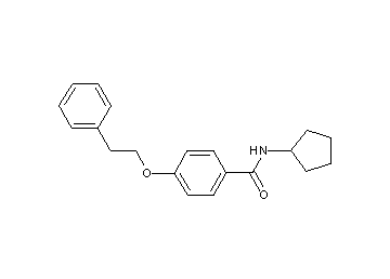 N-cyclopentyl-4-(2-phenylethoxy)benzamide