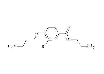 N-allyl-3-bromo-4-butoxybenzamide