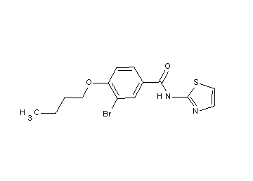 3-bromo-4-butoxy-N-1,3-thiazol-2-ylbenzamide