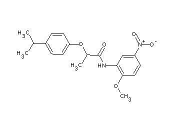 2-(4-isopropylphenoxy)-N-(2-methoxy-5-nitrophenyl)propanamide