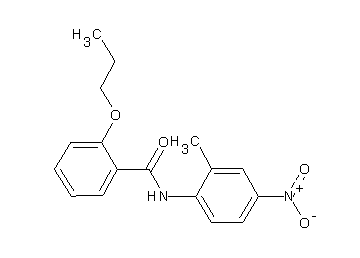 N-(2-methyl-4-nitrophenyl)-2-propoxybenzamide